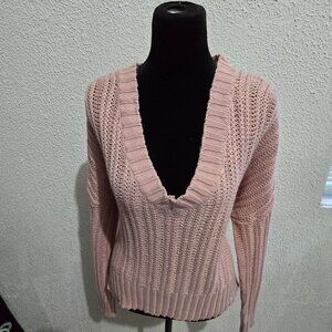 Aeropostale Womens Size M V-Neck Sweater cottagecore